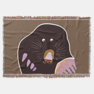Couverture de jet de taupe