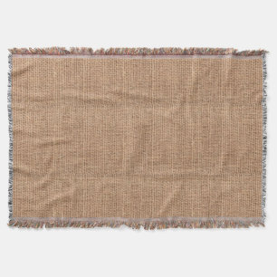 Couverture de jet d'impression de toile de jute