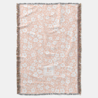 Couverture de jet personnalisée avec monogramme et