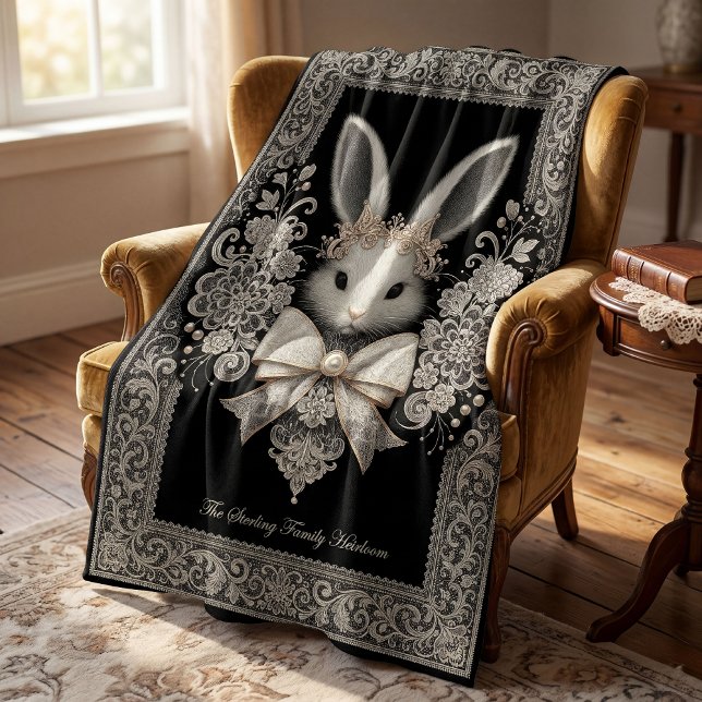 Couverture de jet Regal Rabbit Heirloom (Créateur téléchargé)