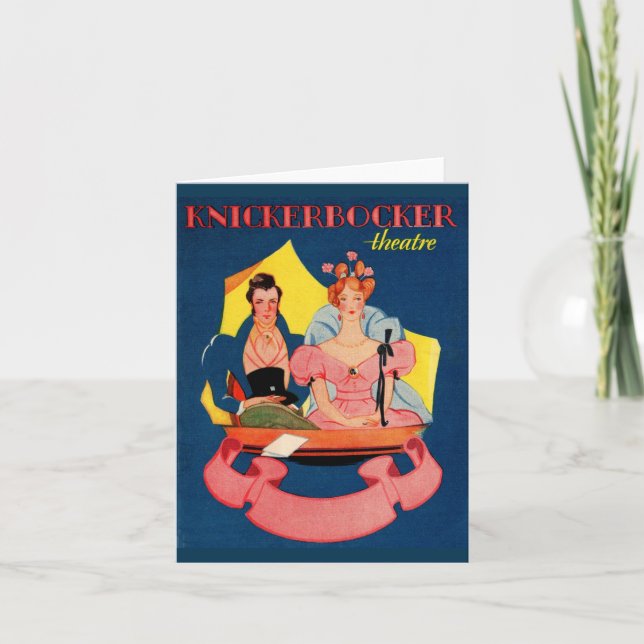 Couverture de la feuille de théâtre Knickerbocker  (Devant)