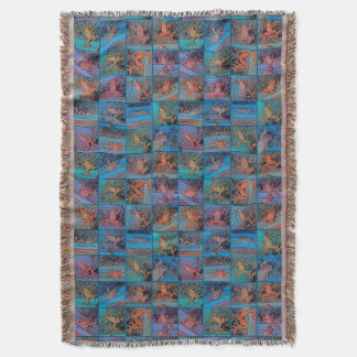 Couverture de la grenouille multicolore