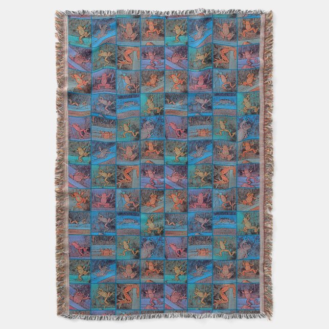 Couverture de la grenouille multicolore (devant Vertical)