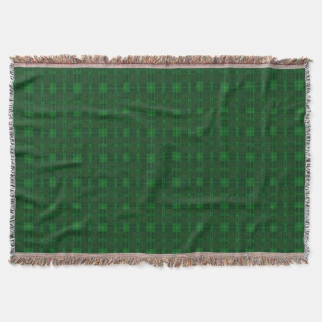 Couverture de lancer verte (Devant)