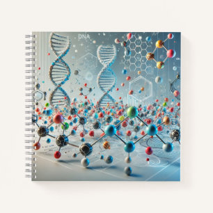 Couverture de livre de chimie moléculaire et ADN 