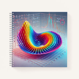 Couverture de livre de surface mathématique 3D abs
