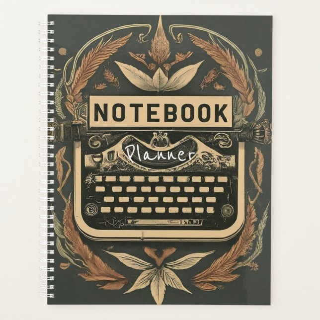 Couverture de machine à écrire vintage (Devant)