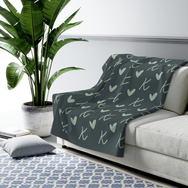 Couverture de monogramme sur mesure, cadeau chaud  (custom initial blanket, personalized name blanket, monogram Sherpa blanket, wedding gift blanket)