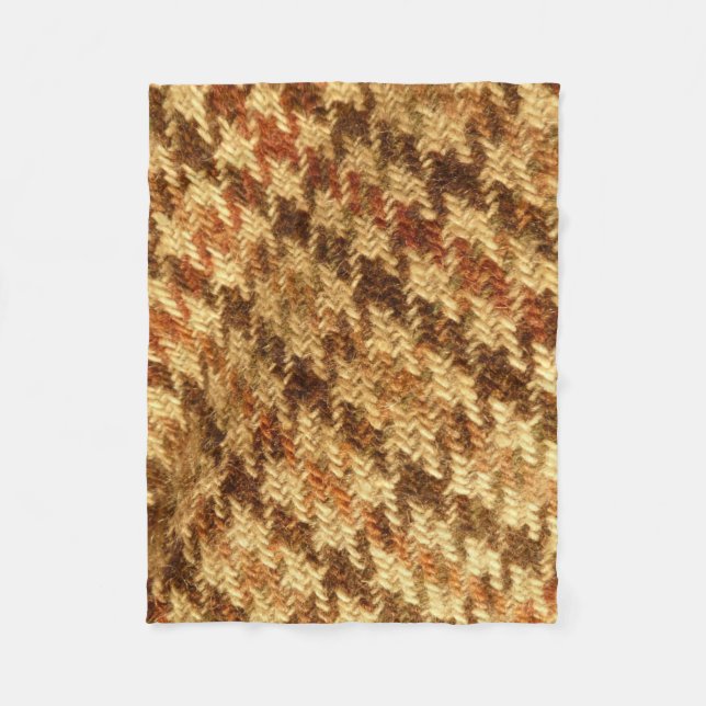 Couverture de motif de tweed de pied-de-poule (Devant)