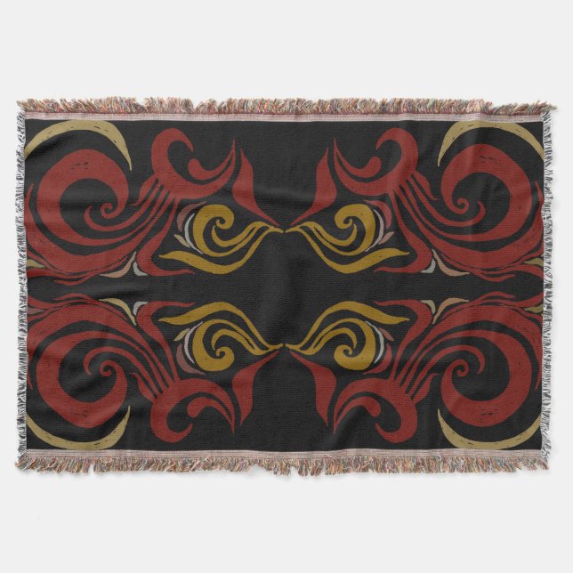 Couverture de motif Khokhloma (Devant)