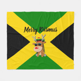 Couverture de Noël des rennes jamaïcains