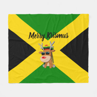 Couverture de Noël des rennes jamaïcains