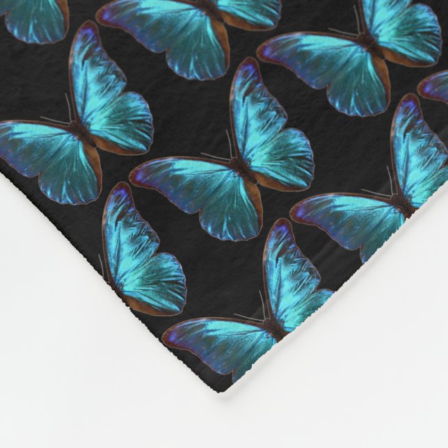 Couverture de papillon bleu Morpho (Coin)