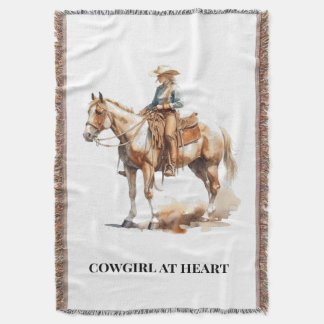 Couverture Décoration de chambre de ranch de cowgirl cosy