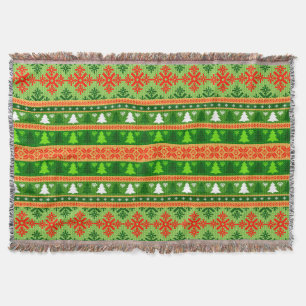 COUVERTURE DÉCORATIONS DE NOËL VERT BLANC ROUGE POUR SAPIN DE