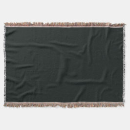 Couverture Deep Green Solid Plain Color