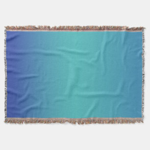 Couverture Dégradé Ombre bleu turquoise moderne