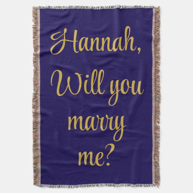 Couverture Demande en mariage personnalisée Veux-tu m'épouser (devant Vertical)
