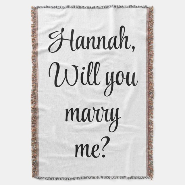 Couverture Demande en mariage personnalisée Veux-tu m'épouser (devant Vertical)
