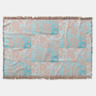 Couverture Dentelle et Turquoise floraux