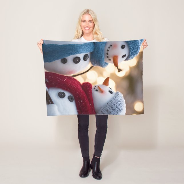 Couverture des gens de neige (En situation)