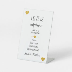 Couverture des précautions Mariages Signe de sécur