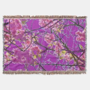 Couverture Design fleuri abstrait rose pourpre