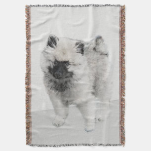 Couverture Dessin Keeshond Chiot - Joli dessin original Chien