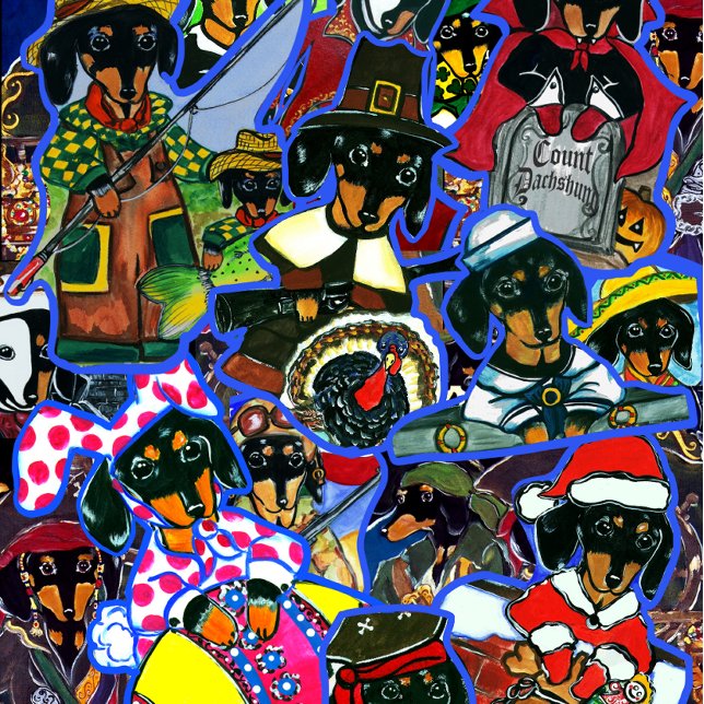 Couverture Dessins animés de teckel (Créateur téléchargé)