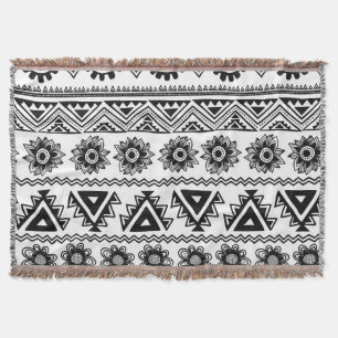 Couverture Deuxième ethnie tribale, motif sans coutures.