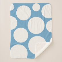 Couverture d'hybride bleu doux