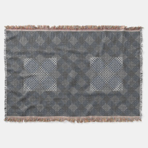 Couverture Diagonale 2tones du motif Checker.bx4x4 BLK BG