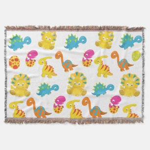 Couverture Dinosaures Mignons, Motif De Dinosaures, Baby Dino