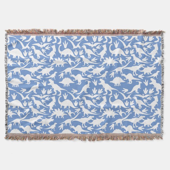 Couverture Dinosaures motif 01 w. BG LBlue (Devant)