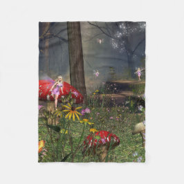 Couverture d'ouatine de forêt de féerie