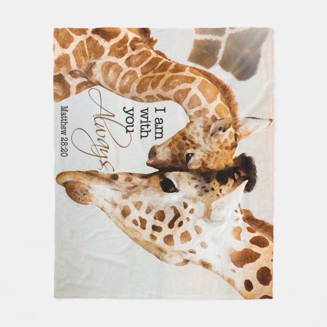 Couverture d'ouatine de girafe (Devant)