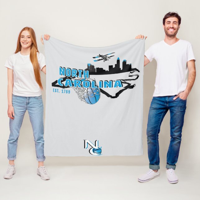 Couverture d'ouatine de la Caroline du Nord (En situation)