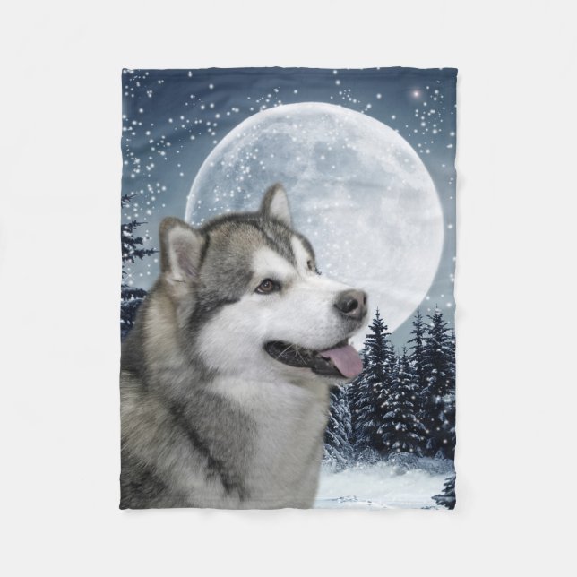Couverture d'ouatine de Malamute (Devant)