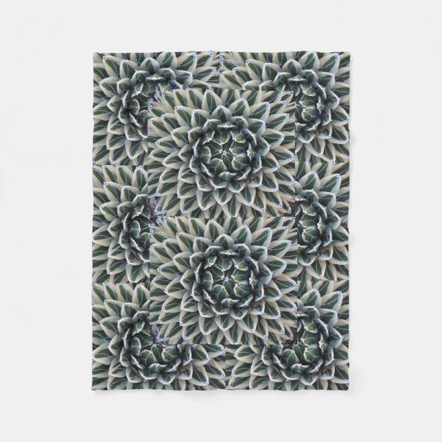 Couverture d'ouatine de motif d'agave (Devant)