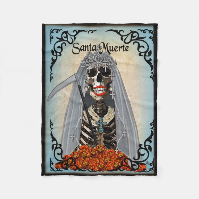 Couverture d'ouatine de Père Noël Muerte, petite (Devant)