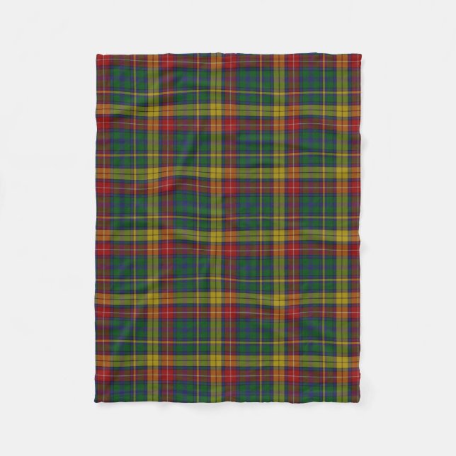 Couverture d'ouatine de plaid de tartan de clan de (Devant)