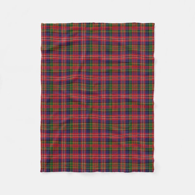 Couverture d'ouatine de plaid de tartan de clan de (Devant)