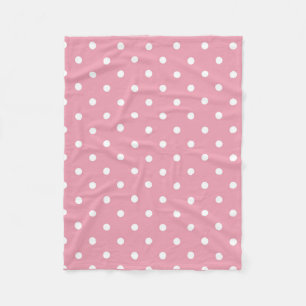 Couverture d'ouatine de point de polka de rose
