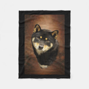 Couverture d'ouatine de Shiba Inu