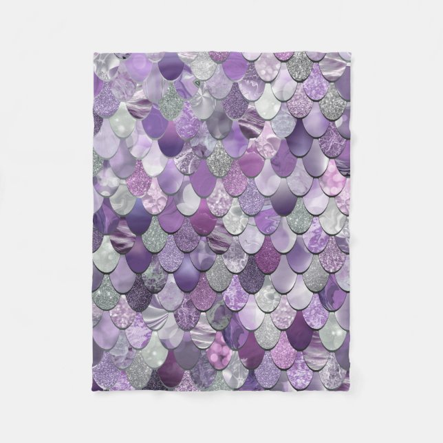 Couverture d'ouatine de sirène de filles - sirène (Devant)