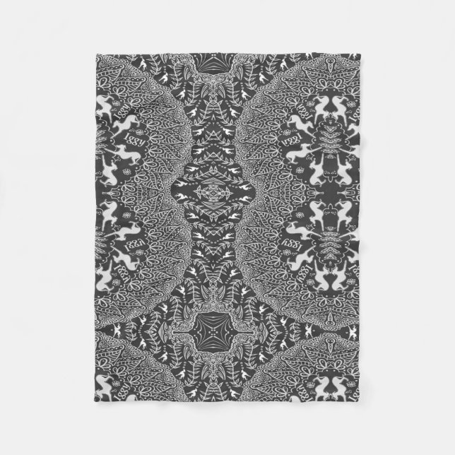 Couverture d'ouatine d'impression de lévrier (Devant)