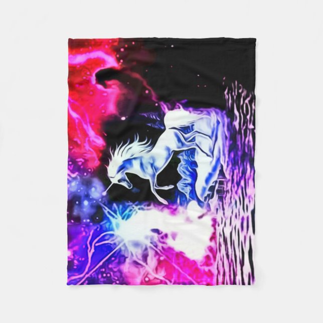 Couverture d'ouatine d'univers de licorne (Devant)