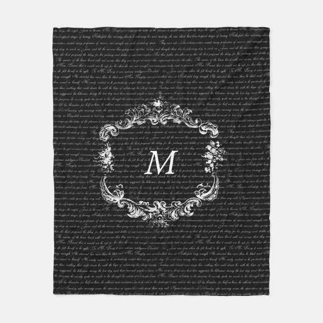 Couverture d'ouatine personnalisée par noir des (Devant)