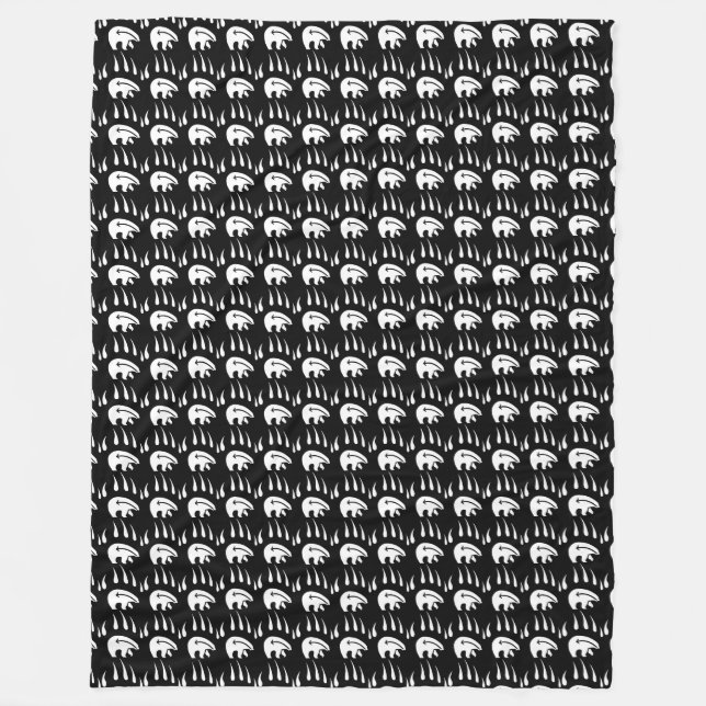 Couverture d'ours tribaux Art natif Couverture en  (Devant)