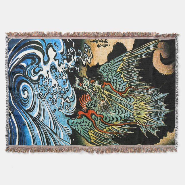Couverture Dragon & Eau Spirit Kuniyoshi Art Japonais (Devant)